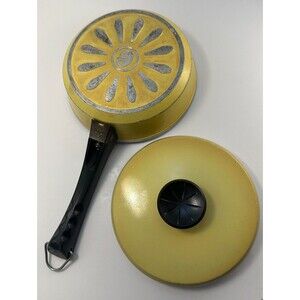Small Club Aluminum Yellow Sauce pan/pot with lid
